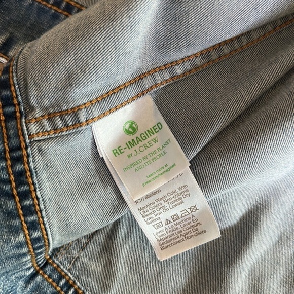 J Crew / Crewcuts XL 12-14 Girls Denim Jacket Never Worn - Picture 4 of 6
